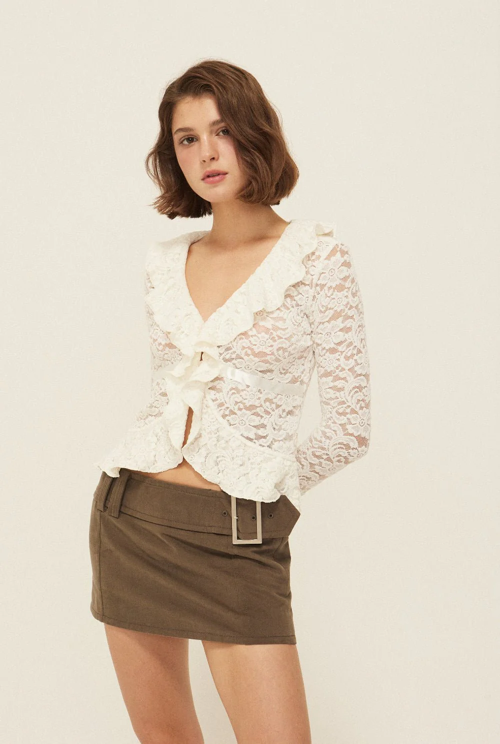 Buckle mini skirt - Image 4