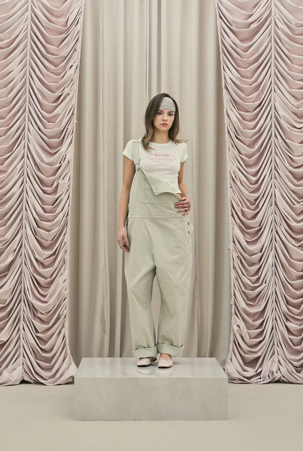 Frill baggy overalls - Image 10