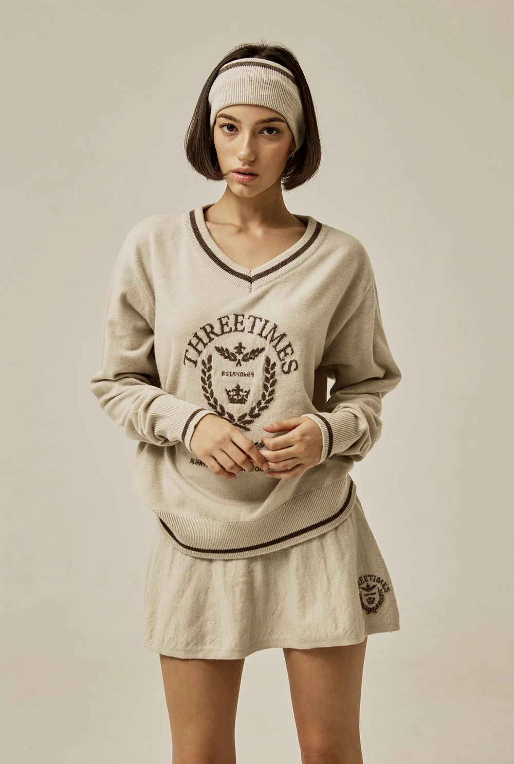Isabel emblem knit skirt - Image 6