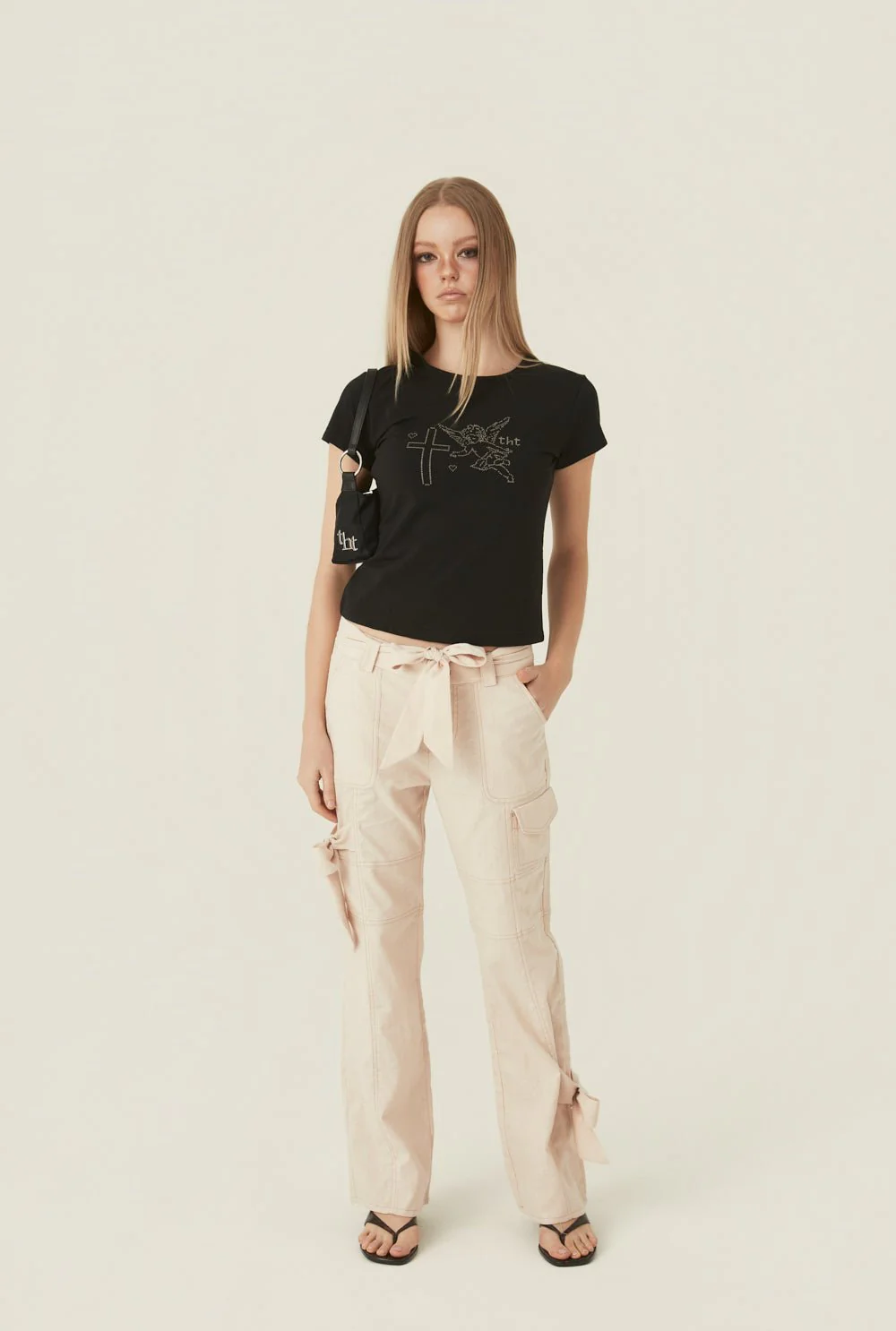 Ribbon linen pants - Image 6