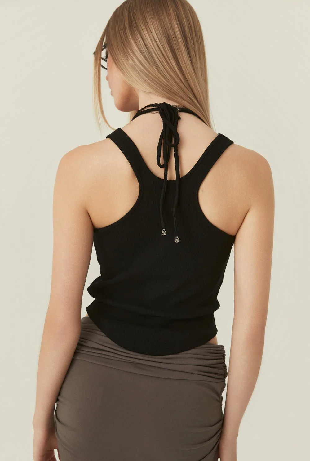 Rough drape mini skirt - Image 9