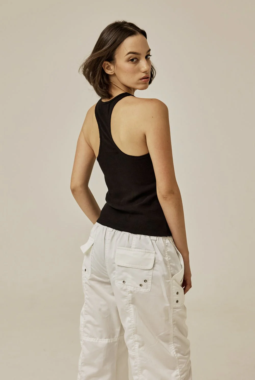 Satin cargo pants - Image 12
