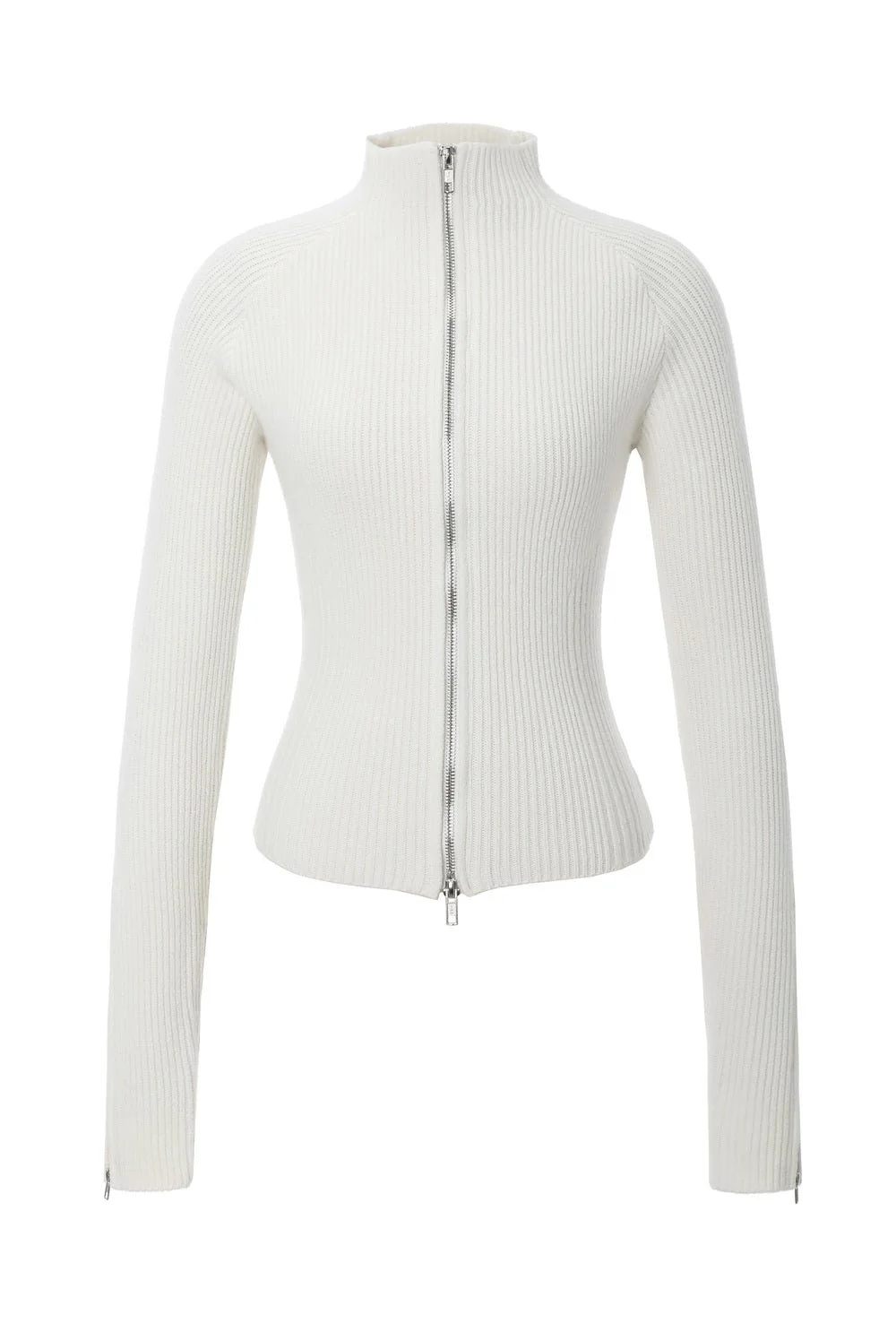 Vintage knit zip-up