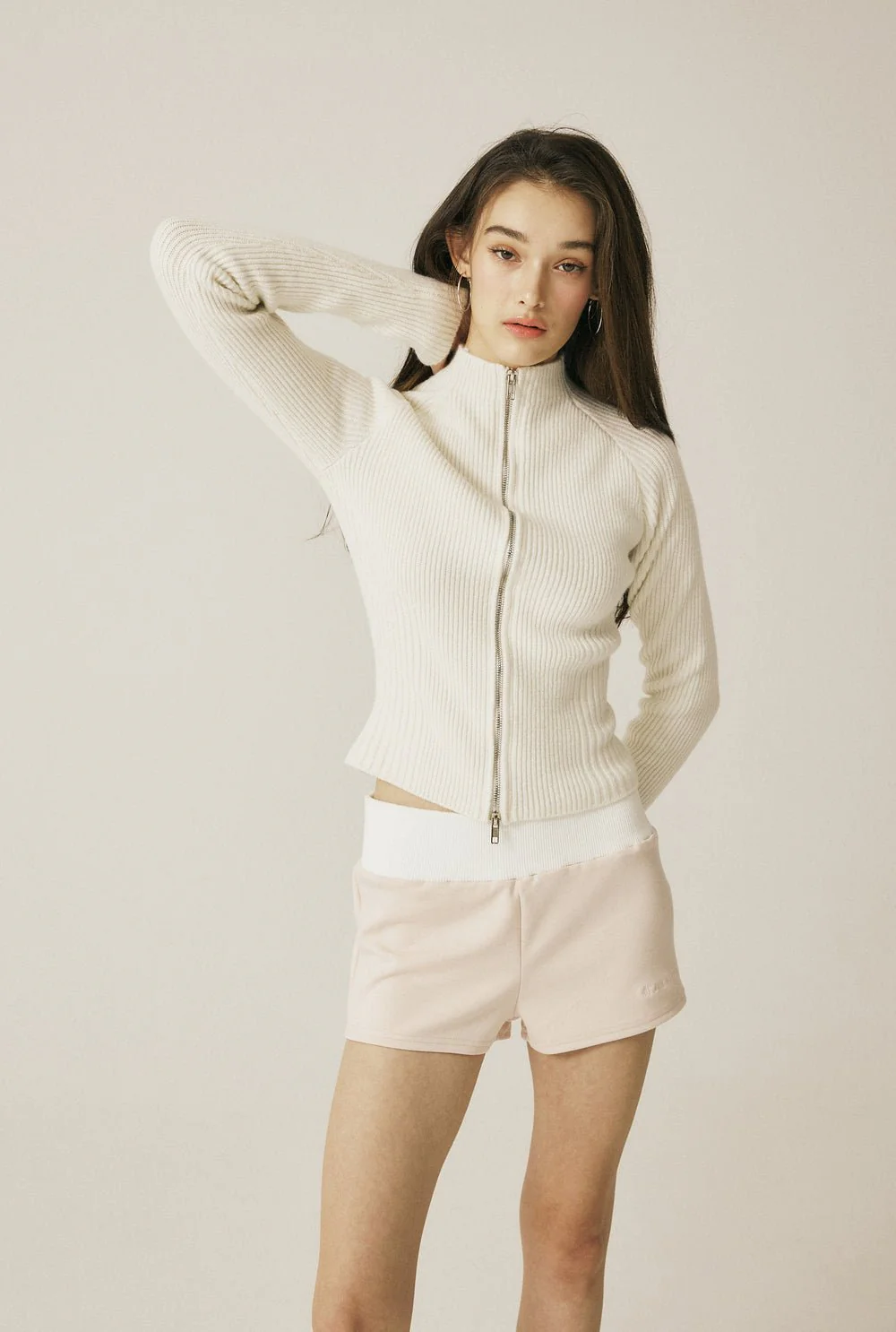 Vintage knit zip-up - Image 7